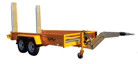 Remorque porte-engin gourdon - 2 essieux_1