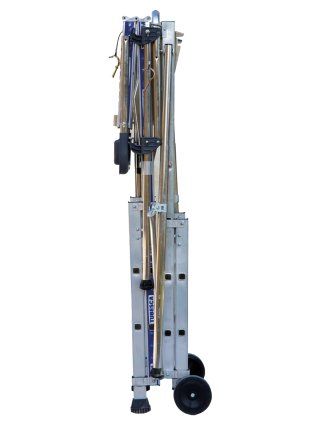 Sherpamatic fixe - plateforme de travail sécurisée en aluminium - Tubesca - hauteur d'accès/de travail maxi 3,89m_1