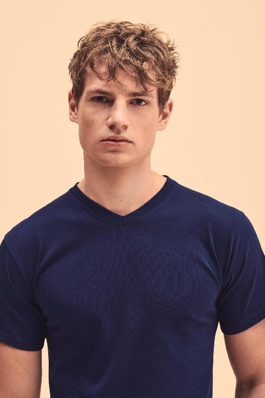 T-shirt homme col V Valueweight (61-066-0) - Réf: SC22V - Fruit of the Loom - 100% coton_1