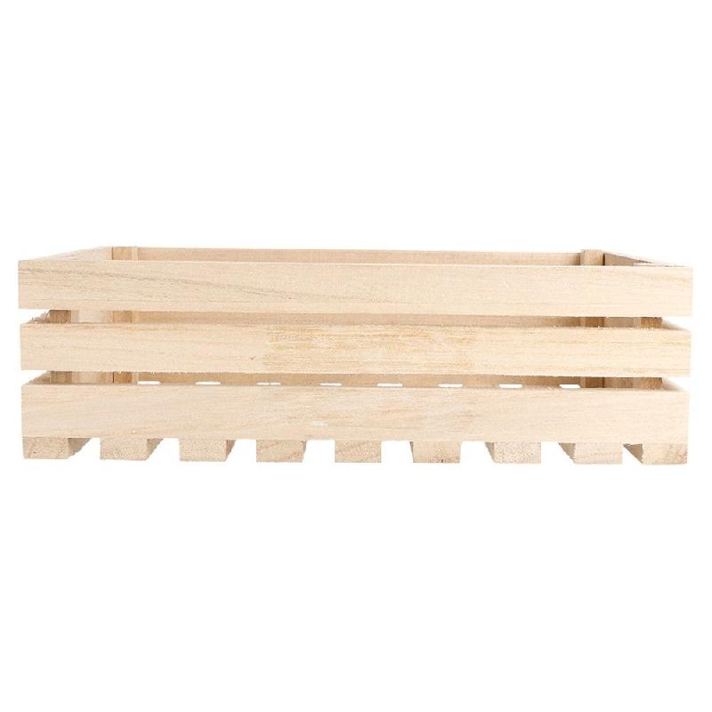 Cagette de présentation en bois 20,3x15,2x6cm_1