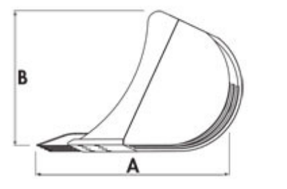 Godet avec dents - option attache rapide - attec_1