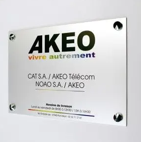 Impression sur plaque aluminium - Utilisation intérieure ou extérieure - Formats variés - PAPEO_1