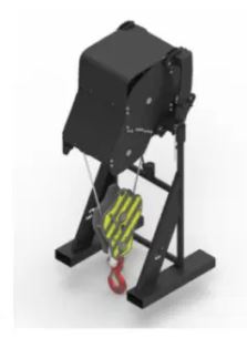 Treuil pour chariot télescopique - Accessoire Magni compact et robuste - Capacité jusqu'à 16 000 kg_1