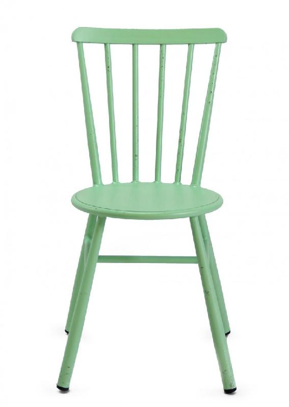 Lot de chaises empilables - Aluminium vintage, facile d'entretien - Lot de 4_1
