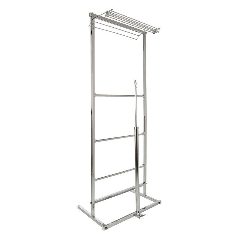 7300410 - Porte-vêtements trois rouleaux en chrome - Displetech_1