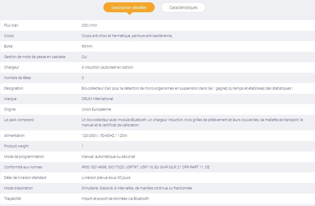 Bclo1115 - Biocollecteur d’air léger et ergonomique - Alliance Bio Expertise - Boîte 90mm - 200 L/min_1