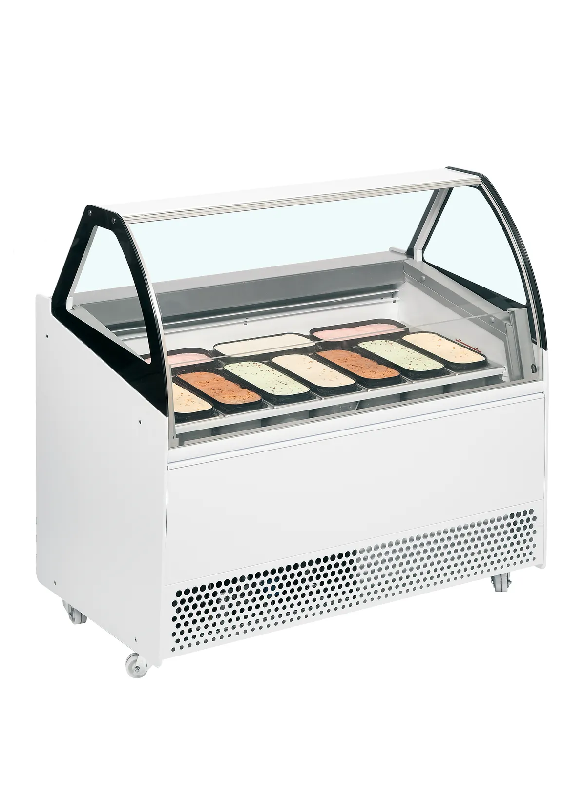 Congélateur vitré de glace BERMUDA VIEW RV10 ( 300 / 255 L) Blanc TEFCOLD_1