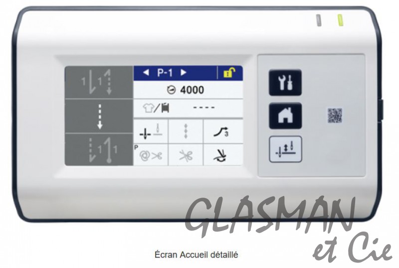 Machine à coudre industrielle double-entraînement et double-aiguilles - BROTHER T-8421D_1