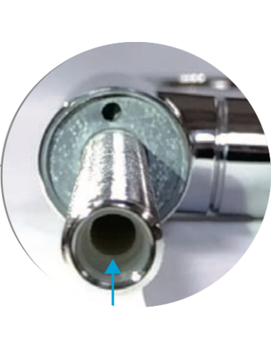 Robinet 1 voie chromé Extra Bas Metal Free - EXS bas - MF - Cartouche céramique - Certifié NSF_1