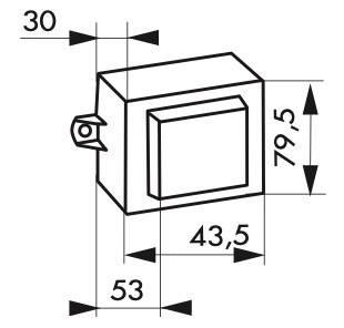 Transformateur 220 V - 12 V pour gâche - Réversible - Marque THIRARD_1
