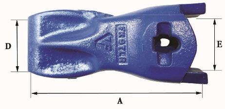 Dents de godet Fastkey FK9 TLR - Poids 12.80 kg - Dimensions 344x142x4x115x98 mm_1