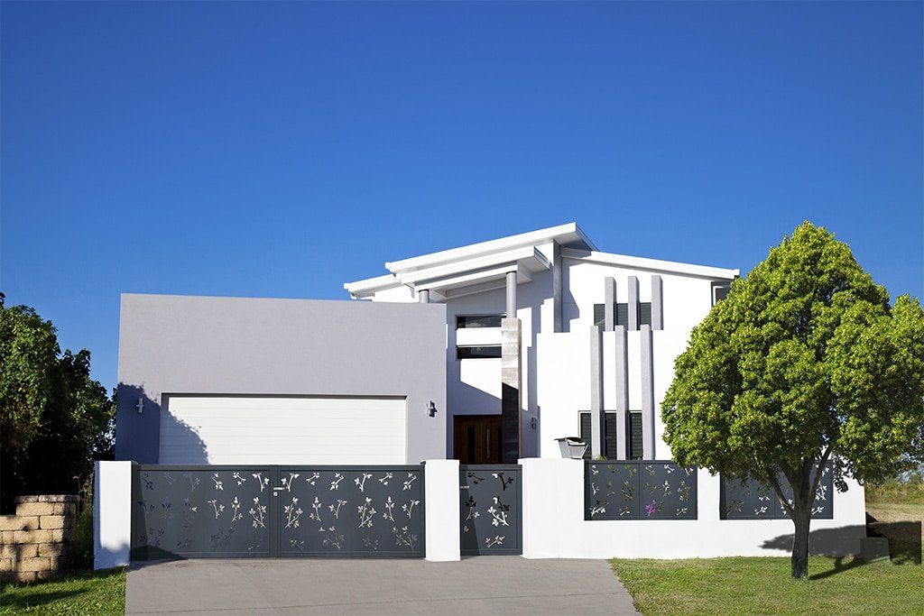 Floraly - clôture en aluminium ajourée à fleurs - thermolaquage Qualicoat - garantie 10 ans_1