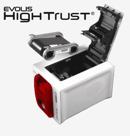 Imprimante pour cartes de visite PVC - Evolis Zenius : facile d'utilisation, design avant-gardiste, impression couleur sur cartes plastiques_1