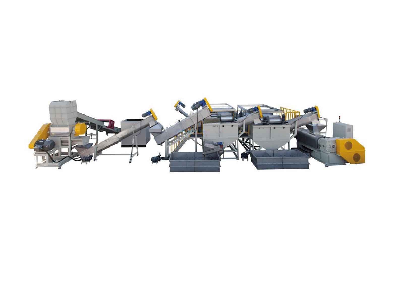 Ligne de lavage plastique et film - Ton Key - Concassage, lavage et séchage avec déshydratation efficace_1