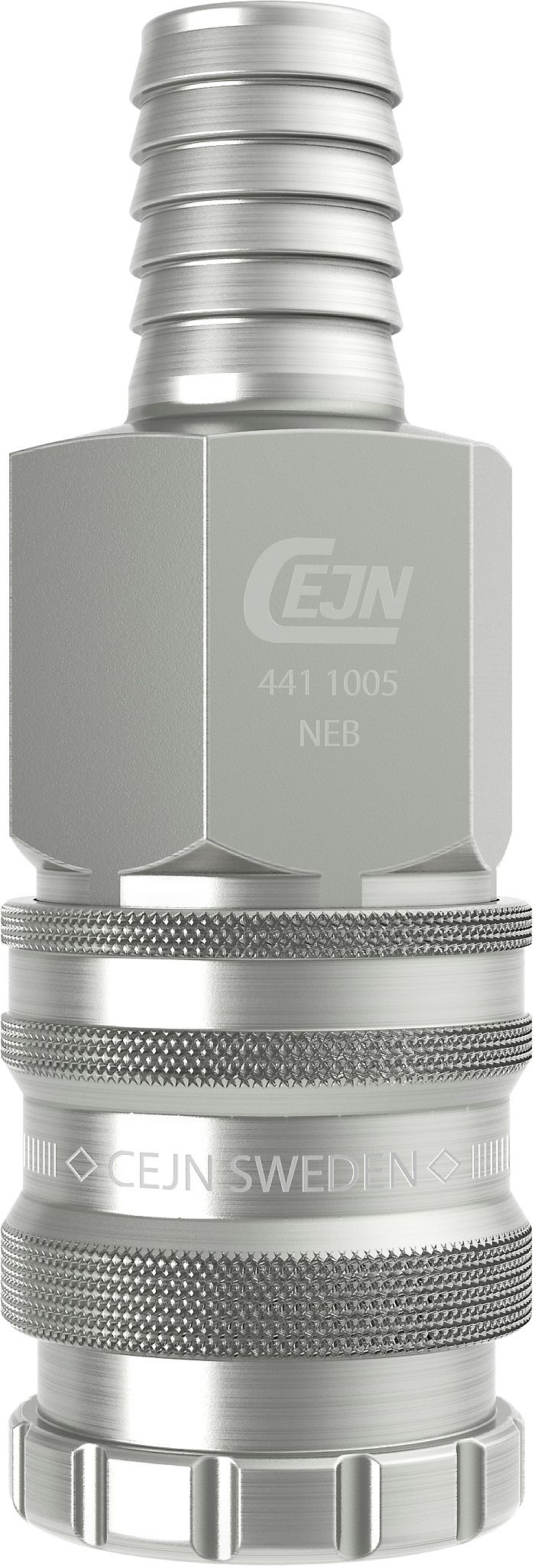 Série 441 - coupleur CEJN en laiton nickelé - haut débit et sécurité intégrée_1