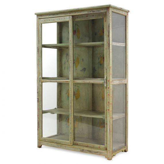 00119001000654 - Meuble présentoir Francisco Segarra - Ancien meuble vitrine en bois - 124x57xH198cm_1