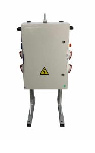 Mcpatcx513 - Armoire électrique de chantier H2MC - Plastrons intérieurs amovibles IP21 - Polyester IK10/IP66 RAL7035_1