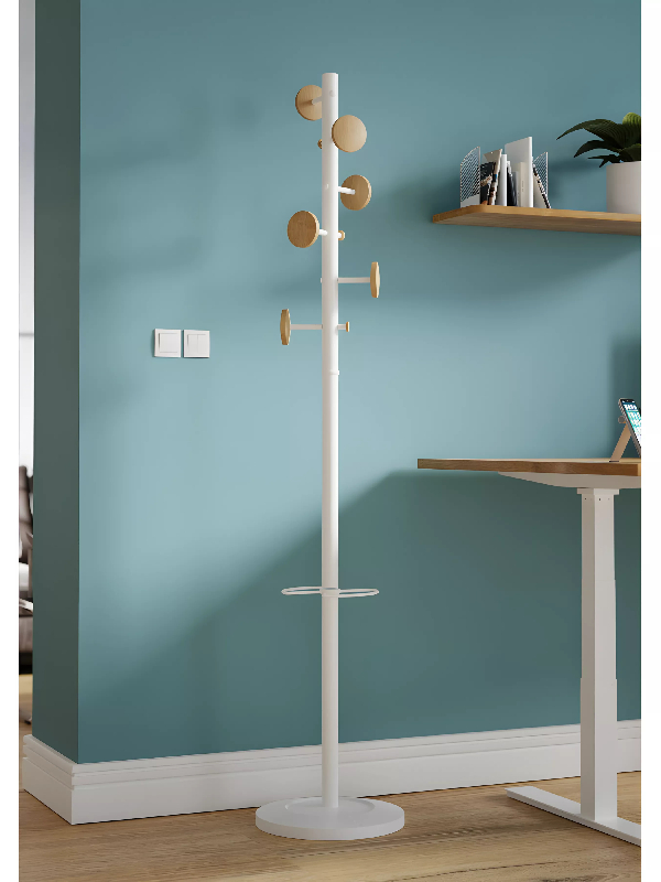 Porte manteau design blanc MUSIC_1