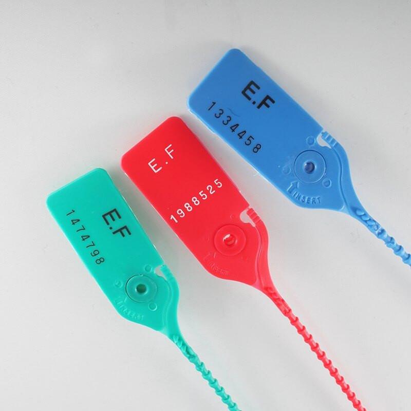 Scellé PP à tige crantée ronde   - Longueur 250 mm - Tige Ø3.8 mm - Bleu_1