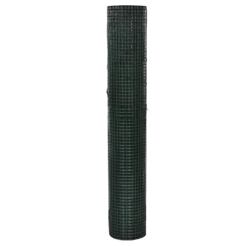 Vidaxl grillage acier galvanisé et revêtement en pvc 10 x 1 m vert 140436_1