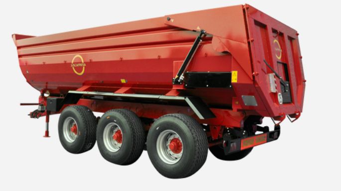 Remorque benne agricole robuste pour transport de matériaux