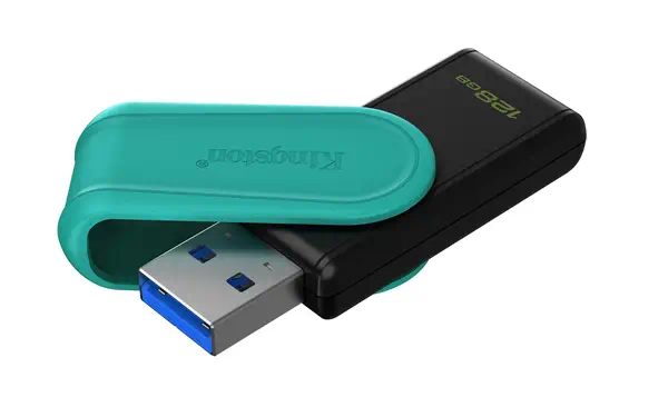 128GB Portable USB 3.2 Gen 1 DataTraveler Exodia S (Noir/Turquoise)_1