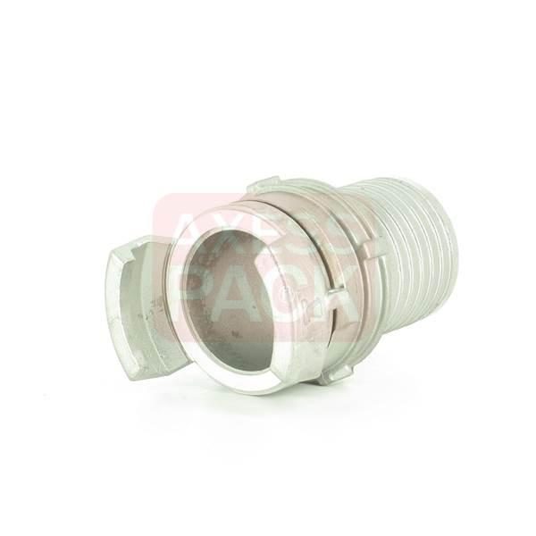 Demi-raccord symétrique avec verrou - DN 40 mm - Embout annelé Ø 45 mm - Inox_1