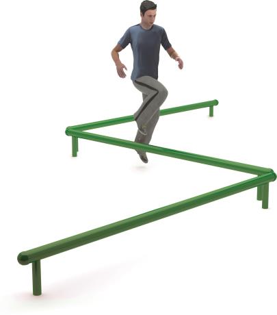 Équipement de fitness extérieur - Gym Beam Jump - 8036742 - Hags - entraînement pliométrique et musculation_1