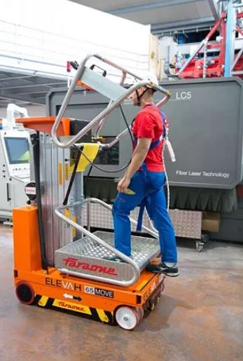 Nacelle automotrice Minilev Elevah 50 et 65 - Hauteur de travail 5m et 6.50m - Compacte et légère_1