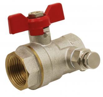 Vanne femelle - femelle à purge diamètre 15/21 - 301710_1