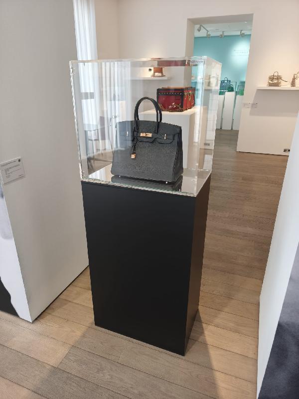 Vitrine cloche en plexiglas avec socle_1