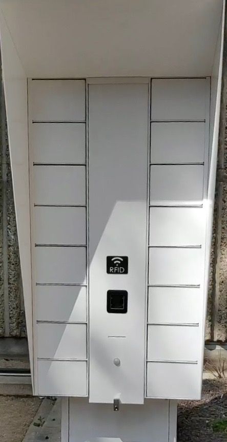 16 casiers connectés pour recharge de batteries - 100% inox - 110x60x40cm avec options RFID et QrCode_1