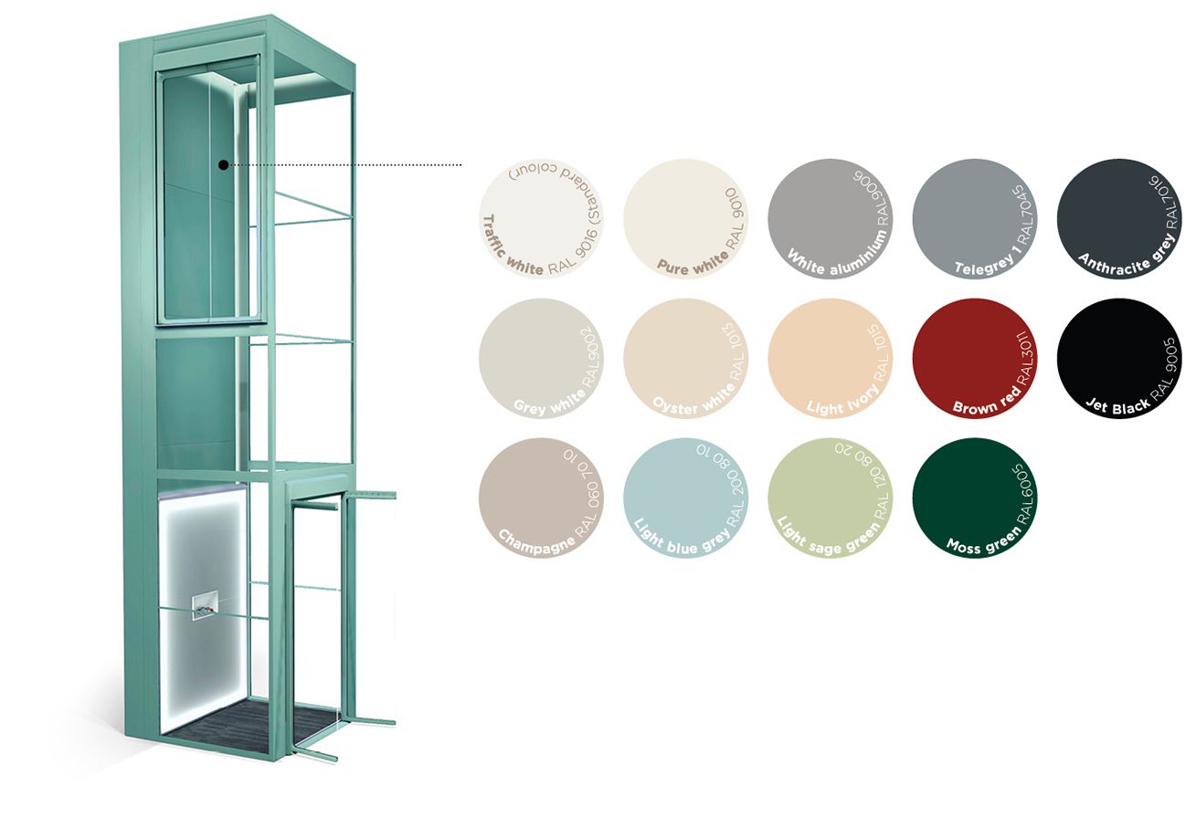 Ascenseur privatif intérieur Aritco HomeLift - design épuré et personnalisation pour habitations privées_1