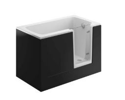 BAIGNOIRE À PORTE PERIO BLACK 135 X 75 CM_1
