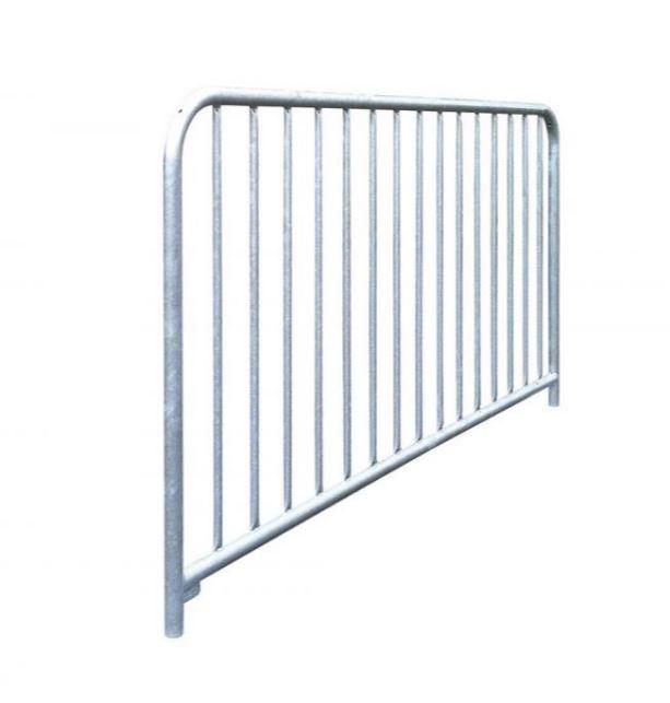 Barrière barreaux - Hauteur 1300 mm, Longueur 2000 mm - Tube en acier Ø 35 mm et Ø 16 mm - Finition galvanisée ou peint sur galva_1