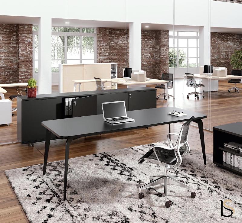 Bureau Manager Blade - Alea - 200, Noir_1