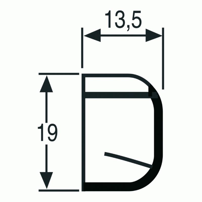 Déflecteur extérieur d321 t pour entrée d'air aérauliques universelles coloris marron boîte de 10_1