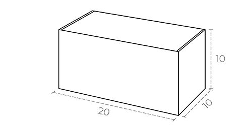 Boîte cadeau FEFCO 427 - S20 - Boîte d'expédition personnalisée Smartpack - 21,6×10,6×10,3 cm - micro-cannelure 1,6 mm_1