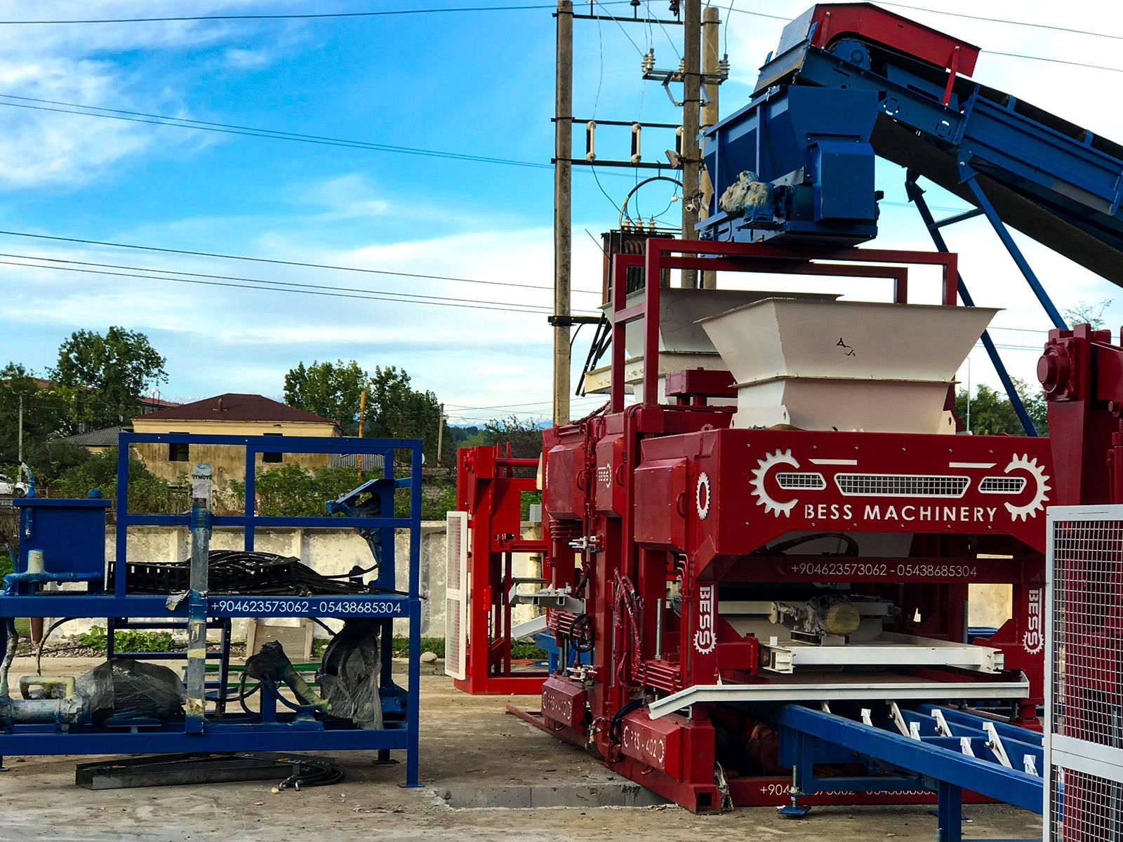 Machine à briquettes automatique PRS-402 - Production de 300 m² de pavés en 8 heures - Système semi-automatique_1