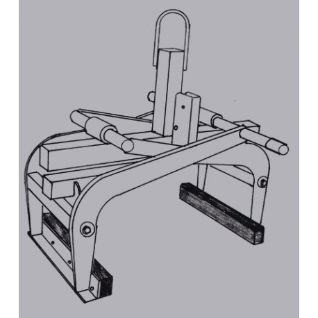 Outil de levage avec ouverture réglable pour éléments à faces parallèles
