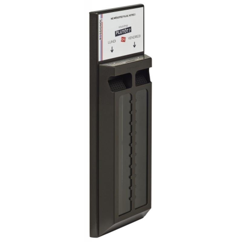 Cendrier de vote arkea vote mural 2x3l sans serrure manganese