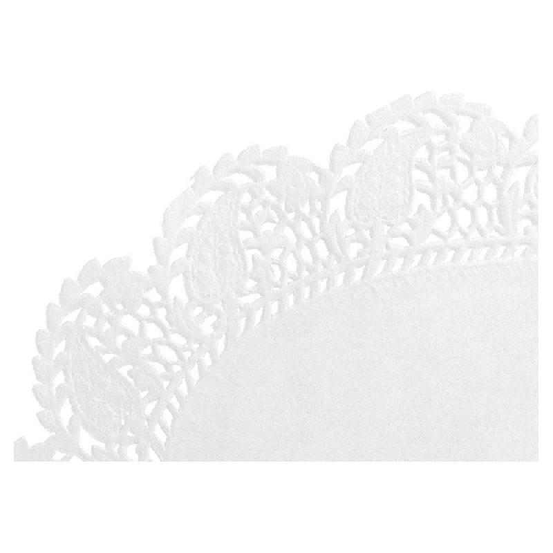 Dentelle ovale papier blanc 22x16cm - par 250_1