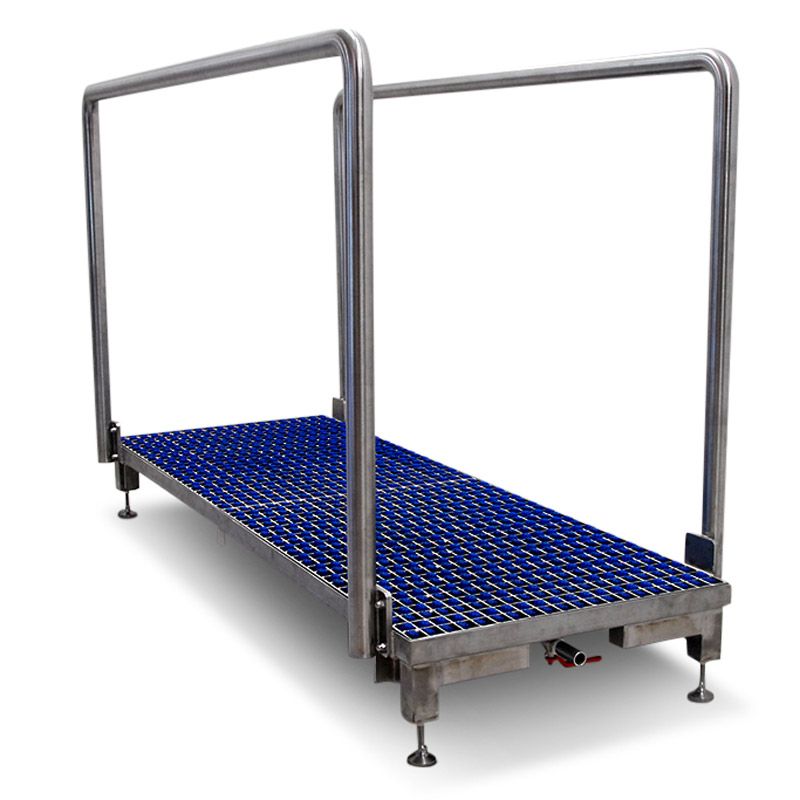 Machine de nettoyage des semelles avec brosses diagonales