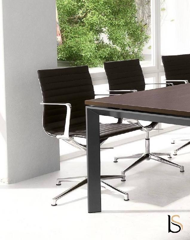 Siège de réunion design Evole - Mobel Linea - Noir_0