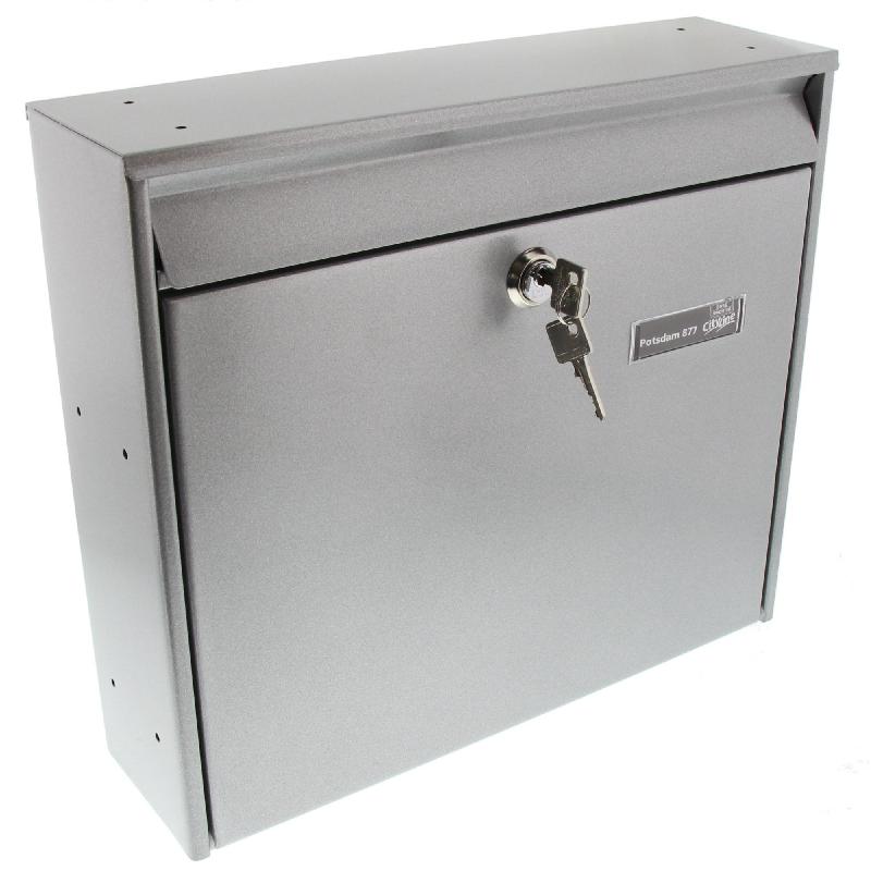 Boîte aux lettres borkum potsdam 877 - grand volume mural - acier galvanisé_1