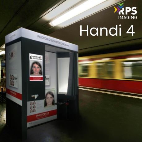 Cabine photo d'identité à alimentation: prises normalisées 220V 16A - HANDI 4_1