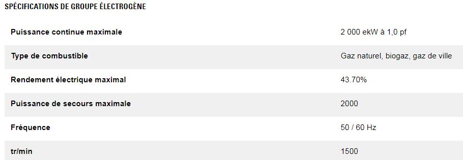 Cg170-20 2 000 kw groupes électrogènes industriel à gaz - caterpillar -puissance continue maximale 2 000 ekw à 1,0 pf_1