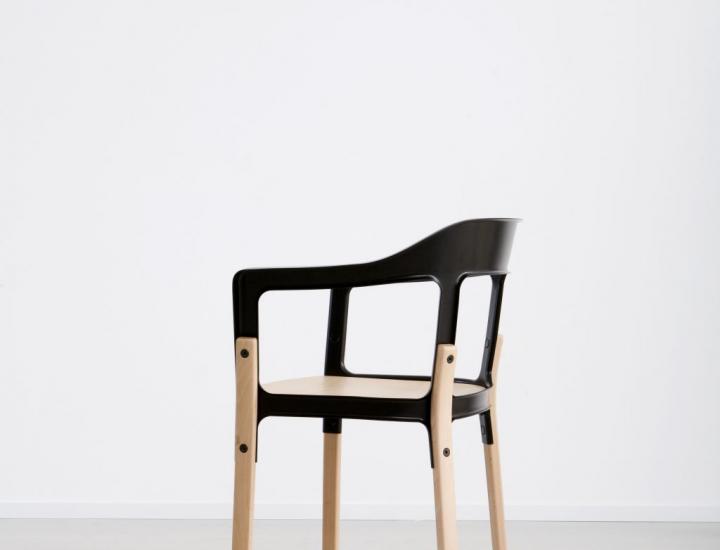 Chaise visiteur STEELWOOD - Ref : SD740_1