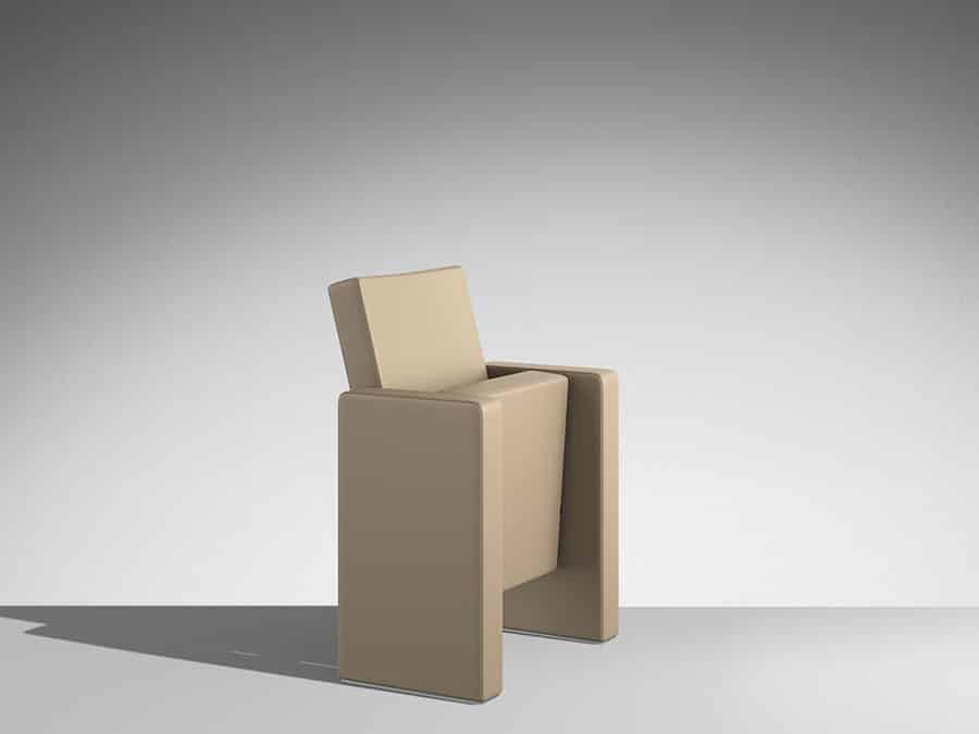 Fauteuil de conférence F50 ultra confortable - assise et dossier multiplis avec accessoires pour auditoriums, salles polyvalentes et salles de conférence_1
