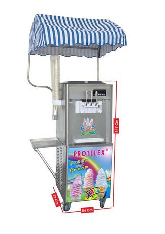 Icm-g22-machine à glace italienne professionnelle - nk protelex - dimension lxlxh: 72x54x147 cm_1